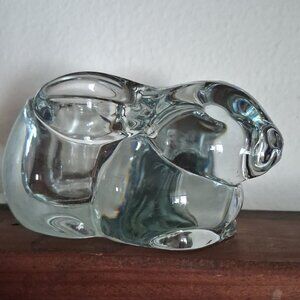 Indiana? Glass Bunny votive holder